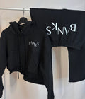 Black Set Crop Top
